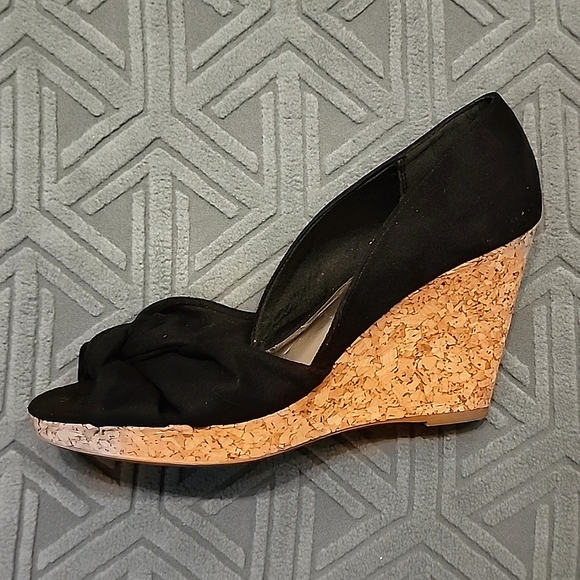 H&M Black & Tan Cork Wedges - Picture 3 of 4